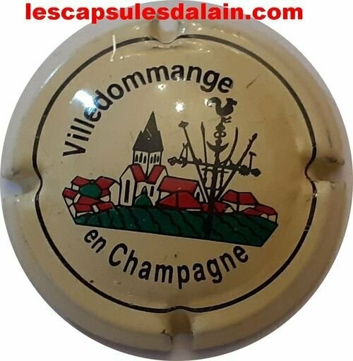 CAPSULE CHAMPAGNE VILLEDOMMANGE RÉF N°2 CAPSULE CHAMPAGNE VILLEDOMMANGE RÉF N°2