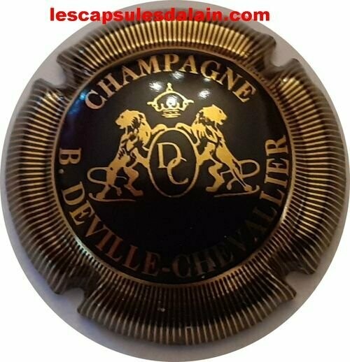 CAPSULE CHAMPAGNE DEVILLE CHEVALIER RÉF N°9