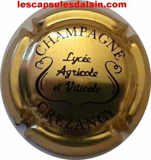 CAPSULE CHAMPAGNE LYCEE VITICOLE DE CREZANCY RÉF N°4