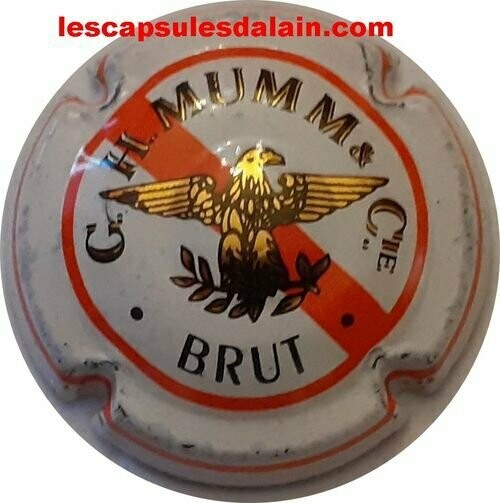 CAPSULE CHAMPAGNE MUMM G.H & CIE BRUT RÉF N°104