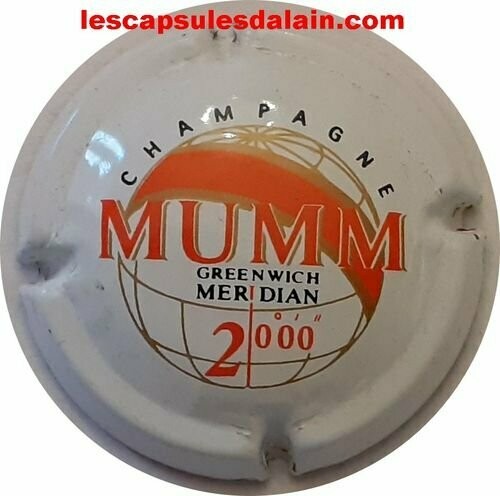CAPSULE CHAMPAGNE MUMM G.H & CIE AN 2000 RÉF N°118