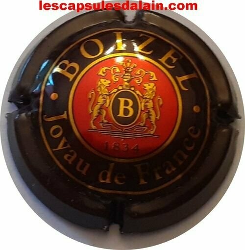 CAPSULE CHAMPAGNE BOIZEL JOYAU DE FRANCE RÉF N°11a
