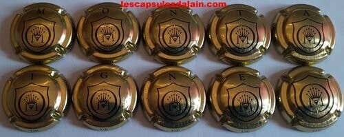 10 BELLES CAPSULES CHAMPAGNE COMTE DE MONTAIGNE PUZZLE REF N°11 A 12h NEWS