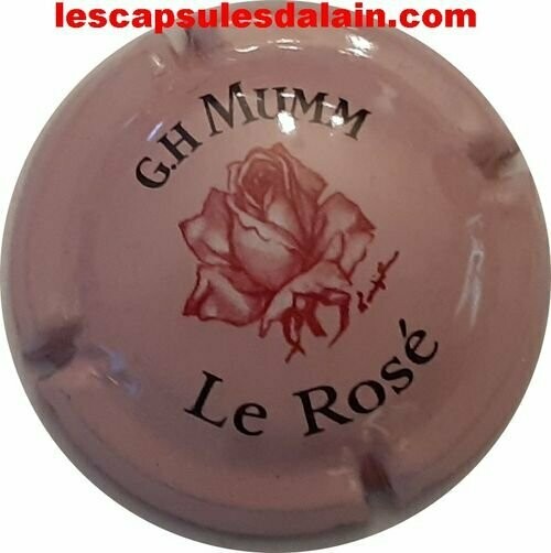 CAPSULE CHAMPAGNE MUMM G.H & CIE LE ROSE RÉF N°133b