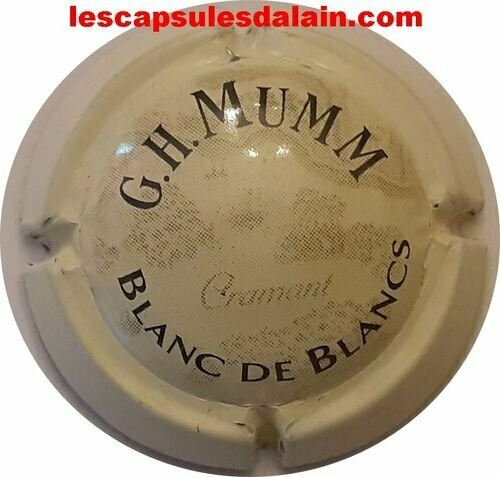 CAPSULE CHAMPAGNE MUMM G.H & CIE BLANC DE BLANC RÉF N°150a