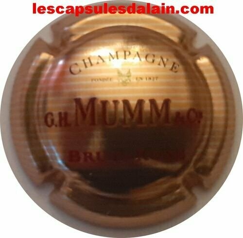 CAPSULE CHAMPAGNE MUMM G.H & CIE GRAND CRU RÉF N°122