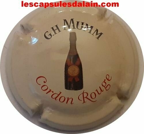 CAPSULE CHAMPAGNE MUMM G.H & CIE CORDON ROUGE RÉF N°151