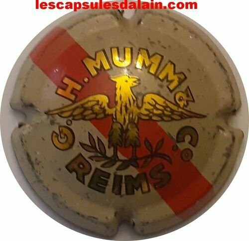 CAPSULE CHAMPAGNE MUMM G.H & CIE  RÉF N°64a
