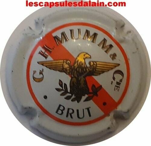 CAPSULE CHAMPAGNE MUMM G.H & CIE BRUT RÉF N°102