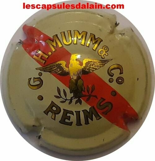 CAPSULE CHAMPAGNE MUMM G.H & CIE  RÉF N°