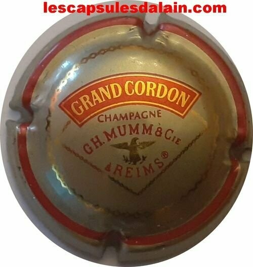 CAPSULE CHAMPAGNE MUMM G.H & CIE GRAND CORDON RÉF N°99