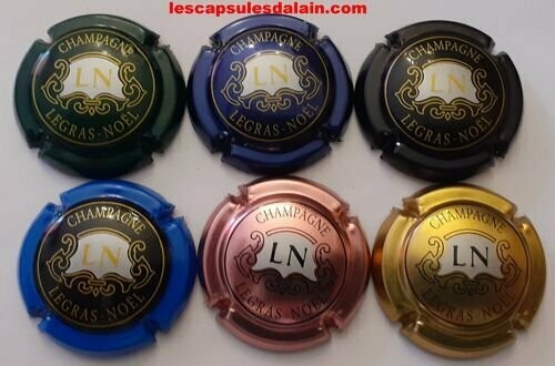 6 BELLES CAPSULES CHAMPAGNE LEGRAS NOEL NEWS