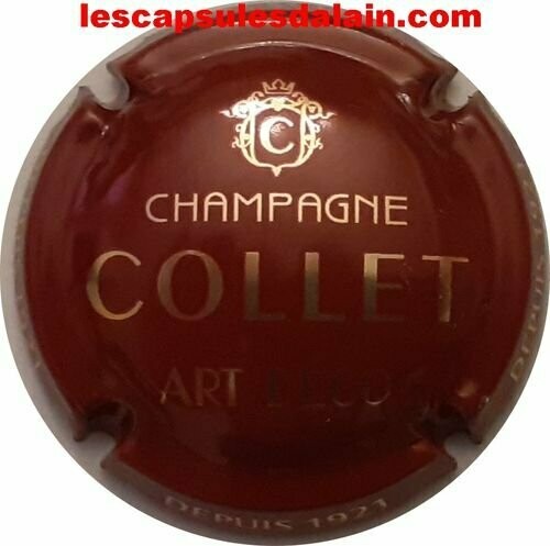 BELLE CAPSULE CHAMPAGNE COLLET ART DECO RÉF N°5d NEWS