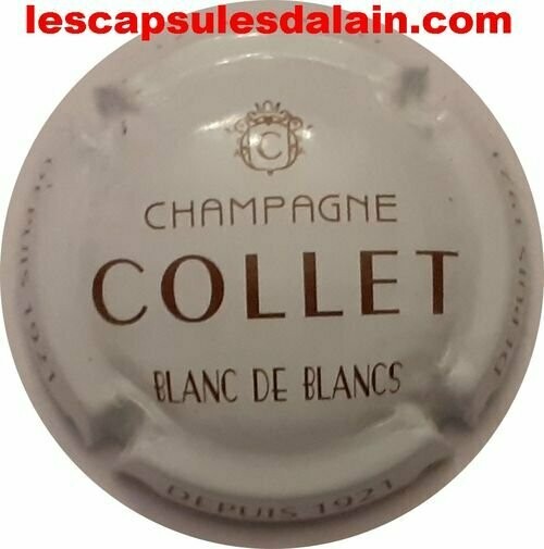BELLE CAPSULE CHAMPAGNE COLLET BLANC DE BLANCS RÉF N°5i NEWS