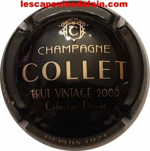 BELLE CAPSULE CHAMPAGNE COLLET BRUT VINTAGE  2006 RÉF N°7c NEWS