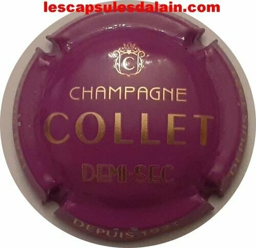 BELLE CAPSULE CHAMPAGNE COLLET DEMI SEC RÉF N°5m NEWS