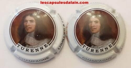 2 BELLES CAPSULES CHAMPAGNE LHUILLIER A.L.C 2020 CONTOUR BLANC ET CREME REF N°52b et 52c NEWS
