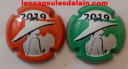 2 BELLES CAPSULES CHAMPAGNE PAYER REMY CUVEE BELGE REF N° 9c et 9d  NEWS