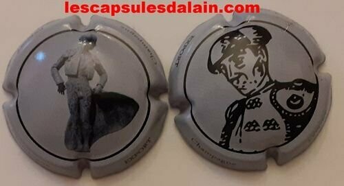 2 BELLES CAPSULES CHAMPAGNE GENERIQUE TOREADOR EXPORT REF N°750ak et 754b NEWS