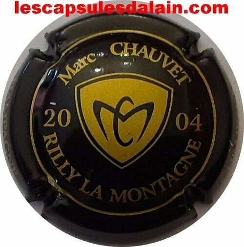 CAPSULE CHAMPAGNE MARC CHAUVET MILLESIME 204 REF N°10