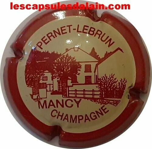 CAPSULE CHAMPAGNE PERNET LEBRUN  mancy RÉF N°1
