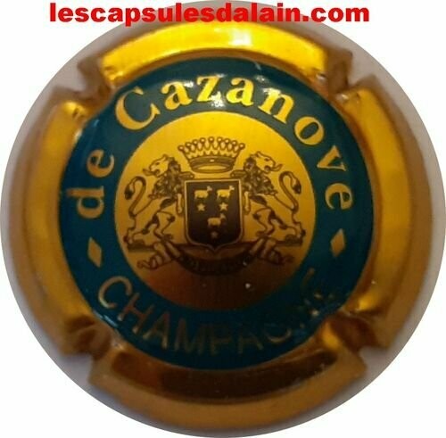 BELLE CAPSULE CHAMPAGNE DE CAZANOVE RÉF N°15 NEWS