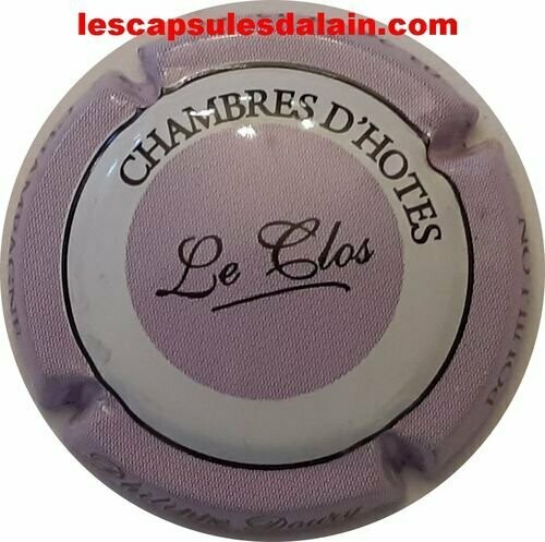 CAPSULE CHAMPAGNE DOURY PHILIPPE le clos RÉF N°38