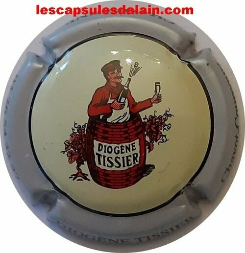 CAPSULE CHAMPAGNE TISSIER DIOGENE RÉF N°8a