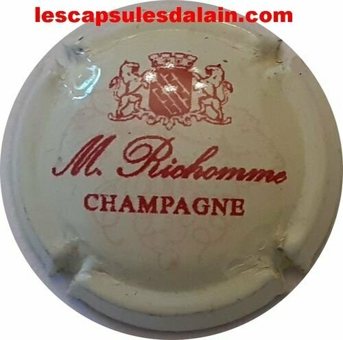 CAPSULE CHAMPAGNE RICHOMME .M RÉF N°5a