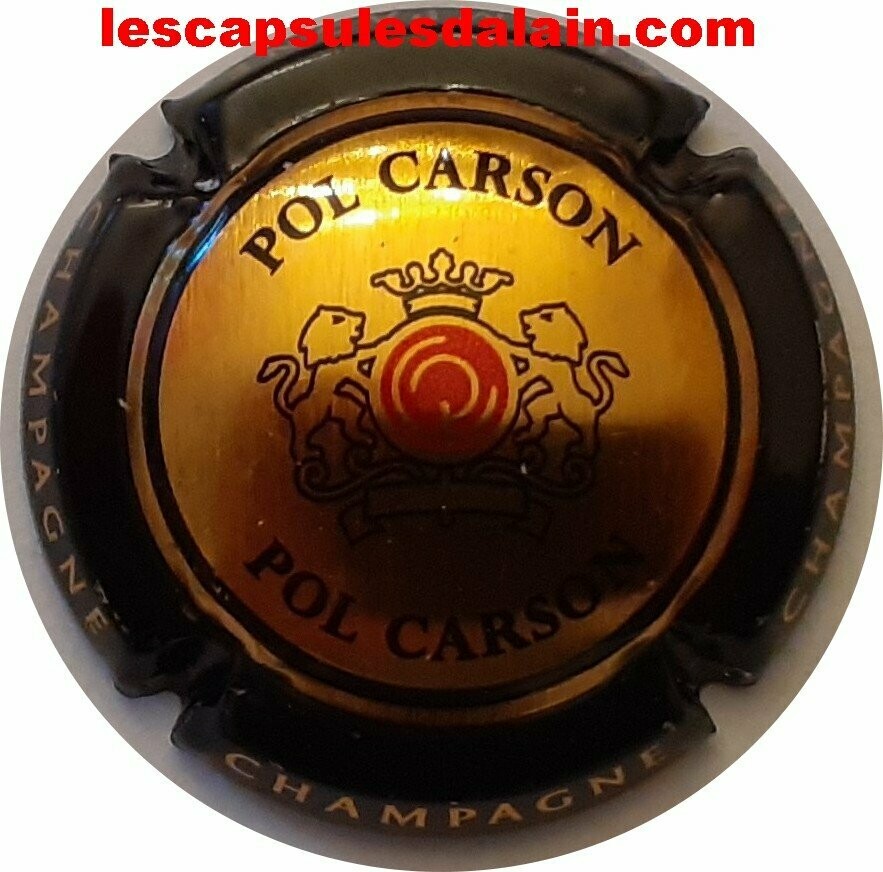 BELLE CAPSULE CHAMPAGNE POL CARSON REF N°2b NEWS