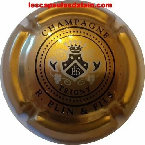 BELLE CAPSULE DE CHAMPAGNE BLIN ROBERT & FILS RÉF N°14