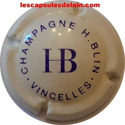 BELLE CAPSULE DE CHAMPAGNE BLIN.H RÉF N°8