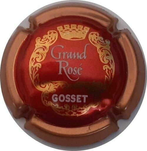 CAPSULE CHAMPAGNE GOSSET grand rose REF N°33