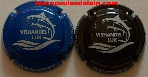 2 BELLES CAPSULES CHAMPAGNE GUILLETTE BREST REF N°120b et 120c NEWS