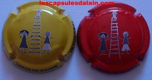 2 BELLES CAPSULES CHAMPAGNE LEJEUNE DEL'HOZANNE REF N°49c et 49d NEWS