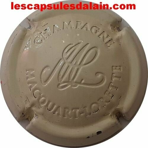 BELLE CAPSULE CHAMPAGNE MACQUART.LORETTE RÉF N°10 NEWS