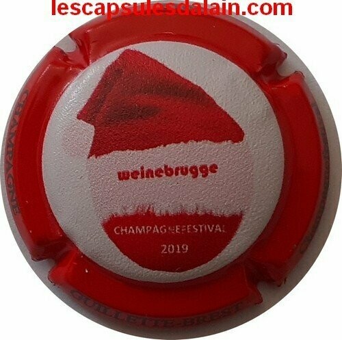 BELLE CAPSULE CHAMPAGNE GUILLETTE BREST WEINEBRUGGE REF N°115 NEWS