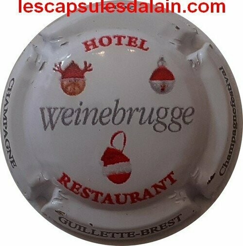 BELLE CAPSULE CHAMPAGNE GUILLETTE BREST WEINEBRUGGE 2019 REF N°116 NEWS