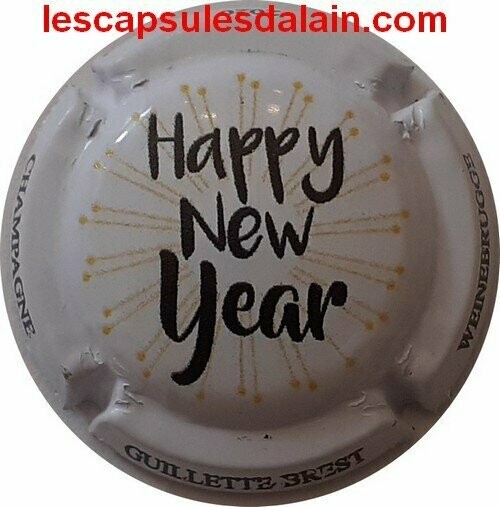 BELLE CAPSULE CHAMPAGNE GUILLETTE BREST HAPPY NEW YEAR 2020 REF N°118 NEWS