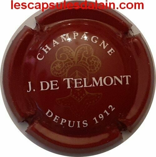 CAPSULE CHAMPAGNE J. DE TELMONT RÉF N°21a