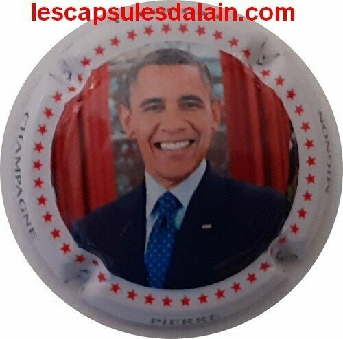 BELLE CAPSULE CHAMPAGNE PIERRE MIGNON OBAMA REF N°163b NEWS