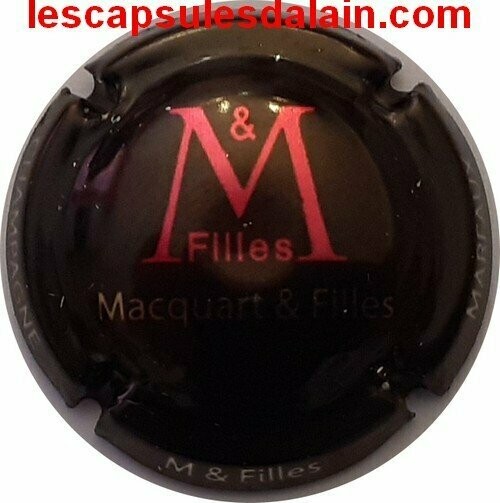 BELLE CAPSULE CHAMPAGNE MACQUART& FILLES REF N°2 NEWS