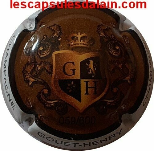 BELLE CAPSULE CHAMPAGNE GOUET HENRY BLASON 2020 REF N°1 NEWS
