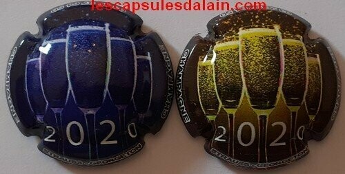 2 BELLES CAPSULES CHAMPAGNE STRAUSS GEORGETON 5 COUPES 2020 NEWS