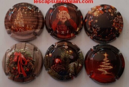6 BELLES CAPSULES CHAMPAGNE GENERIQUE JOYEUSES FETES 2020 NEWS