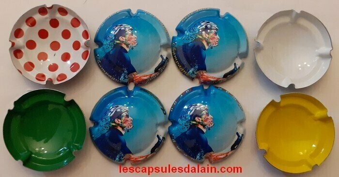 4 BELLES CAPSULES CHAMPAGNE GENERIQUE TOUR DE FRANCE 2020 RESTO VERSO NEWS