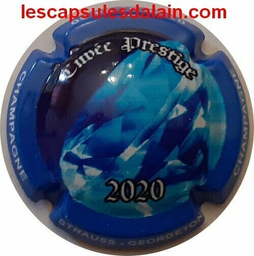 BELLE CAPSULE CHAMPAGNE STRAUSS GEORGETON CUVEE PRESTIGE NEWS