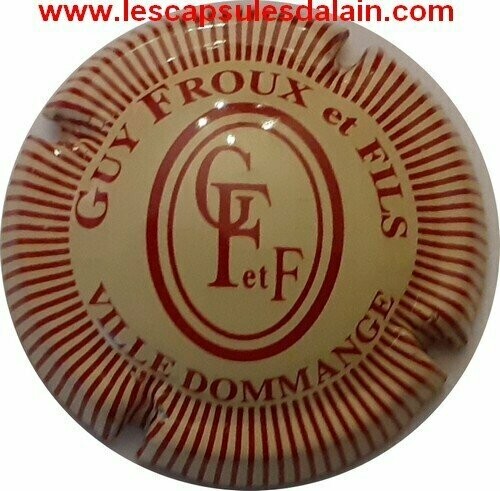 CAPSULE CHAMPAGNE GUY FROUX ET FILS RÉF N°14