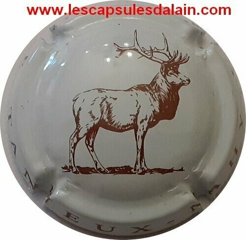BELLE CAPSULE CHAMPAGNE TANNEUX MAHY CERF FOND BLANC REF N°37a NEWS