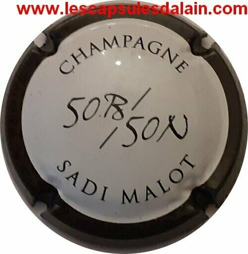 CAPSULE CHAMPAGNE SADI MALOT 50b/50n RÉF N°53a NEWS